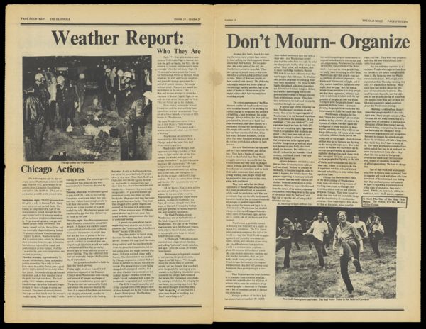 The Old Mole, number 24, pages 14 and 15