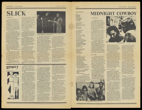 The Old Mole, number 24, pages 16 and 17