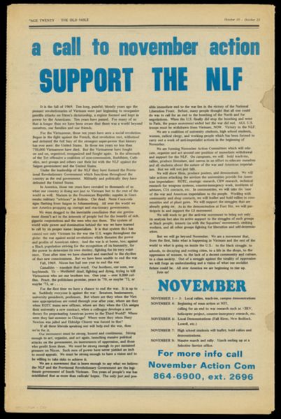 The Old Mole, number 24, page 20 [Back cover]