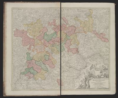 Mosellae Fluminus Tabula Specialis in qua Archiepiscopatus et Electoratus Trevirensis in suas Praefecturas accuratè divisus ut et Eyfaliæ Tractus oftenditur...