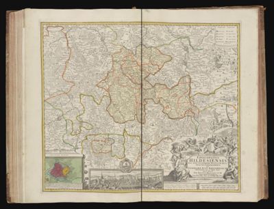 Episcopatus Hildesiensis nec non vicinorum ststum delineato geographica...