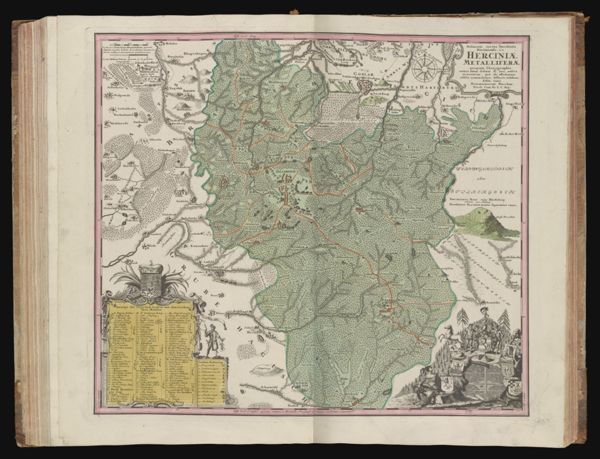 Delineato aureae sterilitatis Herciniensis, i.e. Herciniæ Metalliferæ accurata chorographia, omnes simul fodinas & loca nativa minerarum, quae ibi effodiuntur, addita nomenclatura, distincte exhibens...