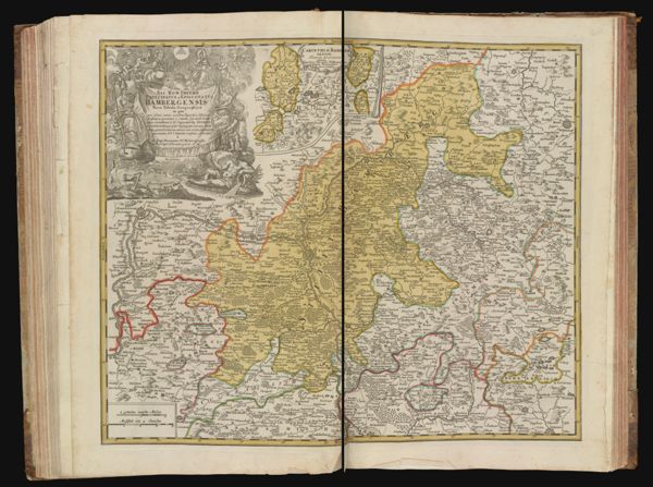 Sac. Rom. Imperii Principatus & Episcopatus Bambergensis Nova Tabula Geographica in qua...