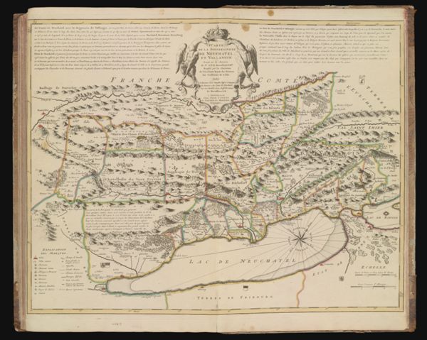 Carte de la souveraineté de Neuchatel et Vallangin