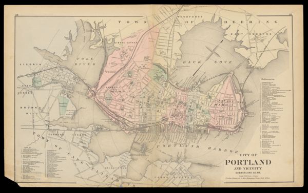 City of Portland and Vicinity Cumberland Co. Me.