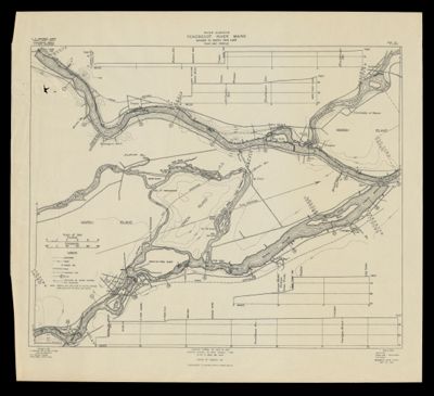River Surveys : Penobscot River Maine, Bangor to North Twin Lake, Plan and Profile