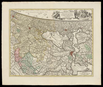 Rhenolandia, Amstelandia Et Circumjacentia aliquot Territoria. cum Aggeribus omnibus Terminisqae suis Accurate et distincte per Nicolaum Visscher