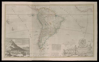 To the right honourable, Charles Earl of Sunderland, and Baron Spencer of Wormleighton; One of Her Majesty's Principal Secretaries of State; &c. This map of South America, according to the newest and most exact observations is most humbly dedicate by your lordship's most humble servant Herman Moll Geographer.