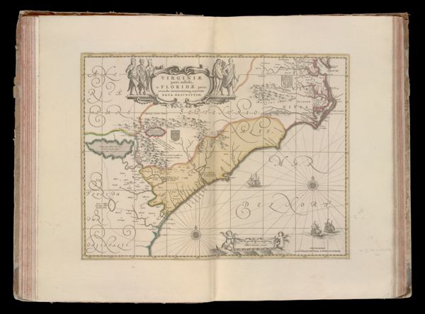 Virginiae partis australis, et Floridae partis orientalis, interjacentiumque regionum nova descriptio.