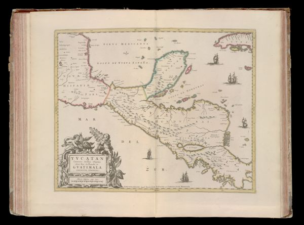 Yucatan Conventus juridici Hispaniae noca pars occidentalis et Guatimala conventus juridicus.
