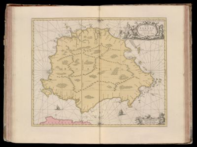 Insula Borneo et occidentalis pars Celebis cum adjacentibus insulis. Amstelodami apud Pet. Schenk. et Ger. Valk.