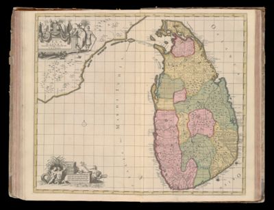 Insula Ceilon et Madura exactissime delineata et nuperrime edita per R. &. J. Ottens.