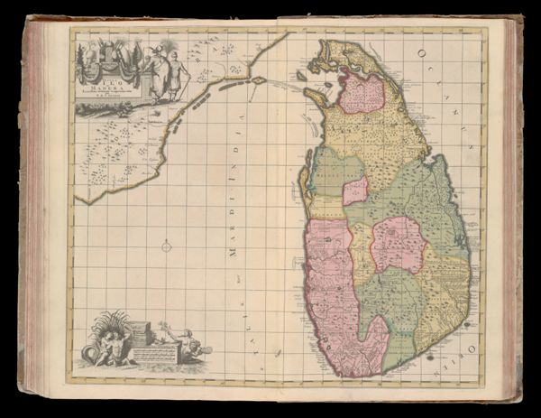 Insula Ceilon et Madura exactissime delineata et nuperrime edita per R. &. J. Ottens.