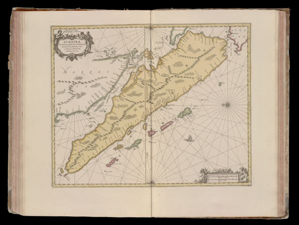 Sumatrae et insularum locorumque non nullorum circumiacentium tabula nova.