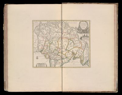Royaume du Grand Mogol. acec tous les pays qui en dependent, suivant les les relations des plus fideles voyageurs, nouvellement donné au public par Pierre-Vander AA Marchand Libraire a Leide.