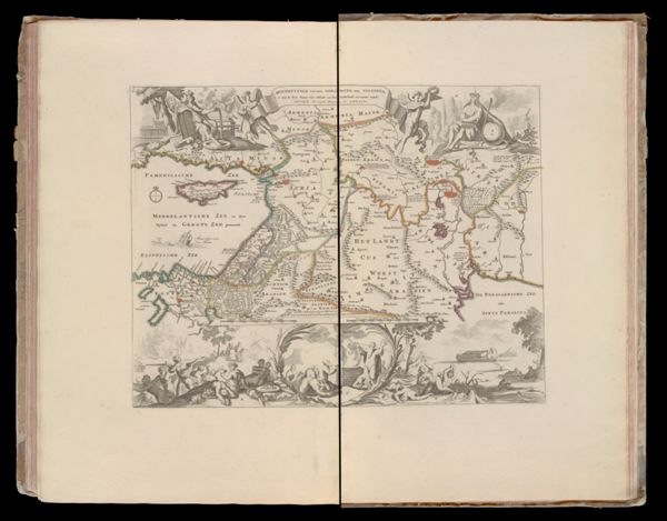 Beschryvinge van den Oorsprong der Volkeren, uit de drie Sonen van Noah na den Sonduloed, en voorts vande reysen der cerste vaderen in Canaan.