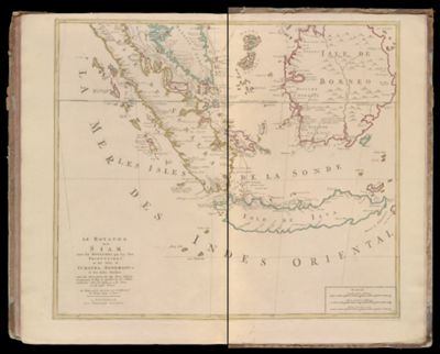 Le Royaume de Siam avec les Royaumes qui luy sont tributaires. et les Isles de Sumatra, Andemaon, ect et les Isles Voisine avec les observations des six peres jesuites envojez par le roy en qualité de ses Mathematiciens dans les Indes, et à la Chine ou es