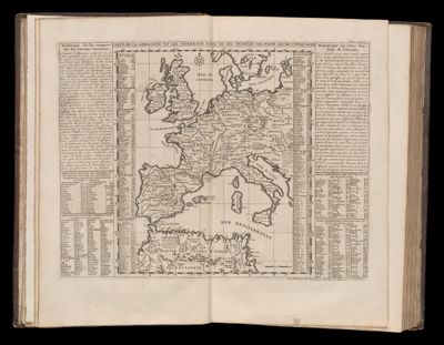 Carte de la Germanie et les diferents etats ou ses peuples ont porte leurs conquestes Tome 2 No. 4.