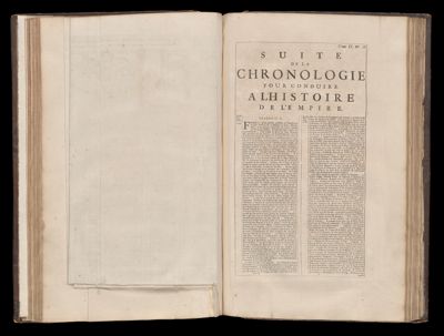 Tome II. No. 26 Suite de la chronologie pour conduire a l'histoire de l'Empire.