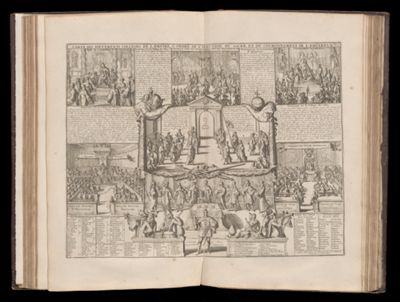 Carte des differents colleges de l'Empire, l'ordre de l'election, du sacre, et du couronnement de l'Empereur. Tome 2. No. 27