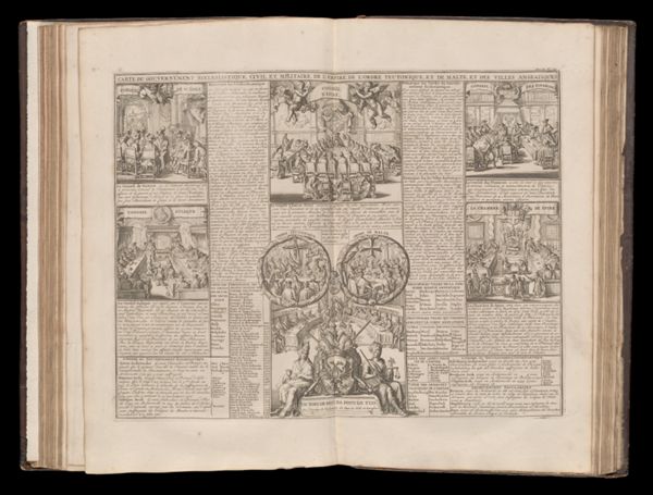 Carte du gouvernement ecclesiastique civil et militaire de l'Empire, de l'ordre Teutonique, et de Malte, et des villes Anseatiques Tome 2. No. 29