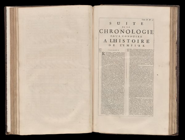 Tome II. No. 32 Suite de la chronologie pour conduire a l'histoire de l'Empire.