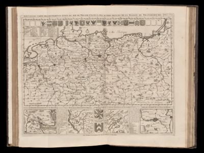 Nouvelle carte des differents etats du roi de Prusse et de Ceux des autres princes de la Maison de Brandebourg. Tome 2 No. 33.
