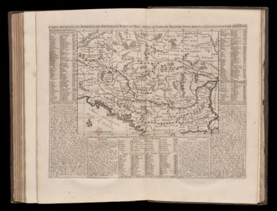 Carte ancienne et moderne des differents etats et pais situez au long du Danube, pour servir a l'intelligence de l'histoire. Tome. 2 No. 40.
