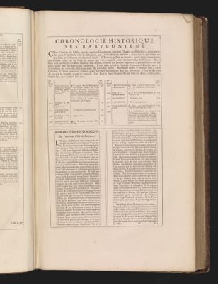 Chronologie Historique des Babyloniens.