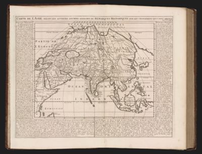 Carte de l'Asie selon les auteurs anciens enrichie remarques historiques sur les changemens qui y sont arrive Z Tom: V. Nro 3. Pag: 16.