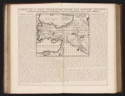 Carte de L'Asie inferieure selon auteurs anciens...
