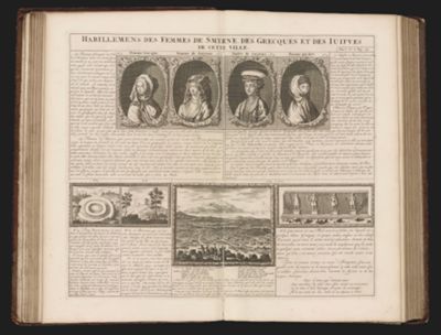 Habillemens des Femmes de Smryne des Grecques et des Iuifves de Cette Ville.