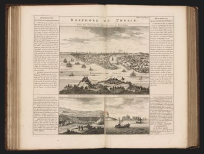 Bosphore de Thrace Vuë de Constantinople du côté du Bosphore