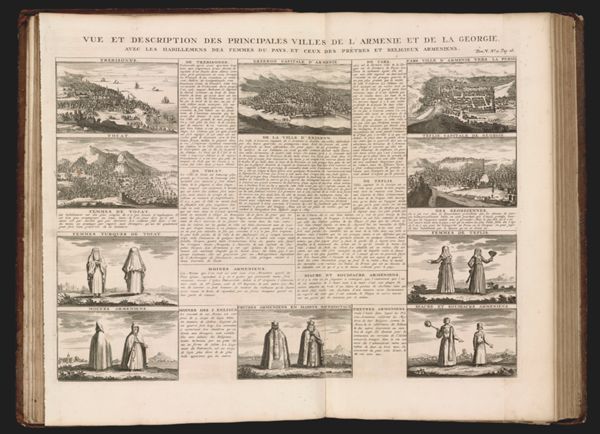 Vue et description des principales villes de l'Armenie et de la Georgie...