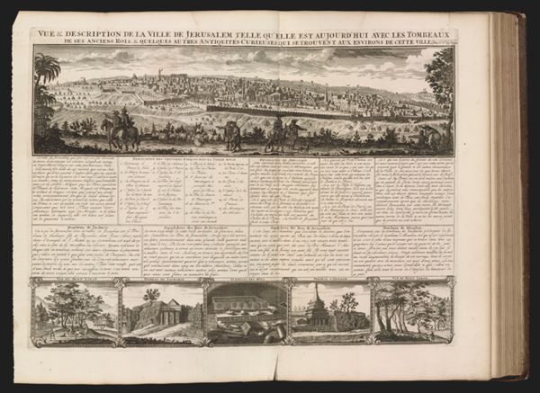 Vue & description de la ville de Jerusalem...