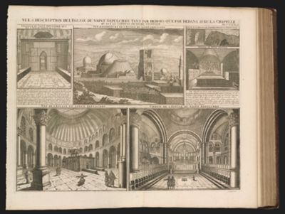 Vue & description de l'Eglise du Saint sepulchre...