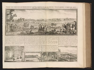 Vue et description de Bethleem et de Nazareth...