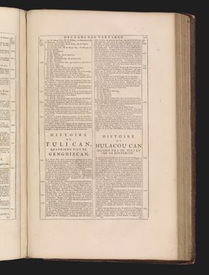 Chronologie historique des cans des Tartares.