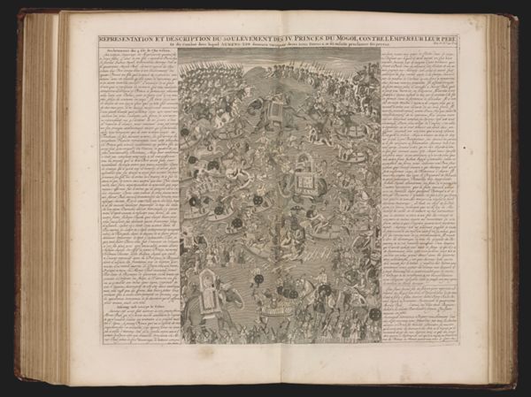 Representation et description du soulevement des IV. Princes du Mogol contre l'Empereur leur Pere...