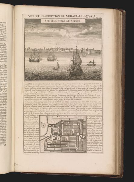 Vue et description de Surate et de Batavia.