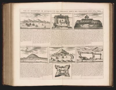 Vue et description de quelques-uns des principaux forts des Hollandois dans les Indes.