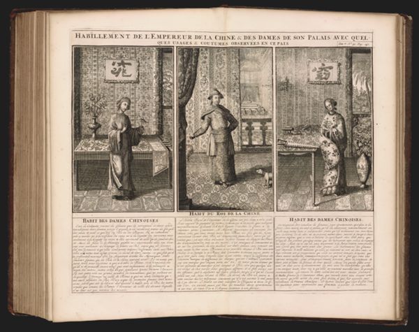 Habillement de l'Empereur de la Chine & des dames de son palais...