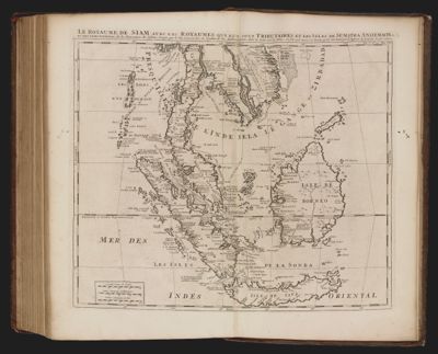Le Royaume de Siam avec les Royaumes qui luy sont tributaries et les Isles de Sumatra Andemaon etc,...