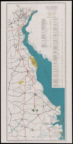 Delaware; a guide to the first state, compiled and written by the Federal writers' project of the Works progress administration for the state of Delaware