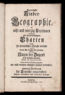 Kinder Geographie [Title page]