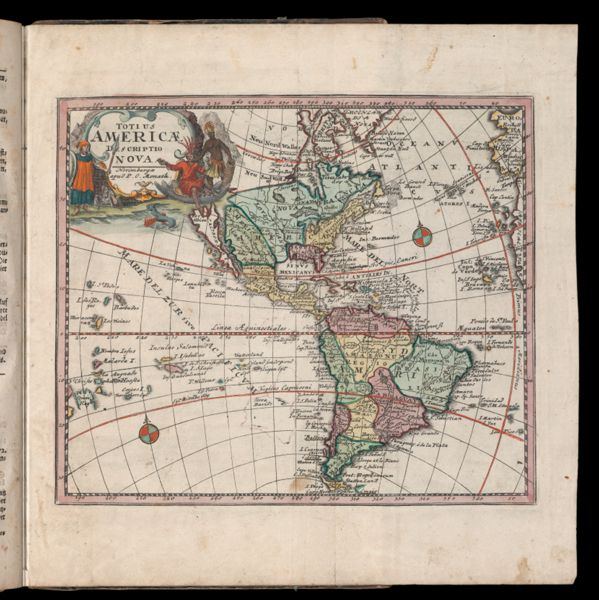 Totius Americæ descriptio Nova.