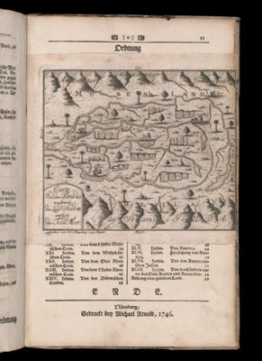 Carte von dem Paradies nachmals das Land Sodom entlich das Tode Meer.