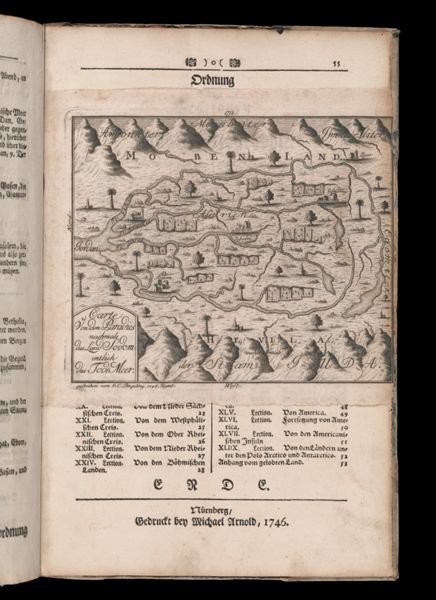 Carte von dem Paradies nachmals das Land Sodom entlich das Tode Meer.