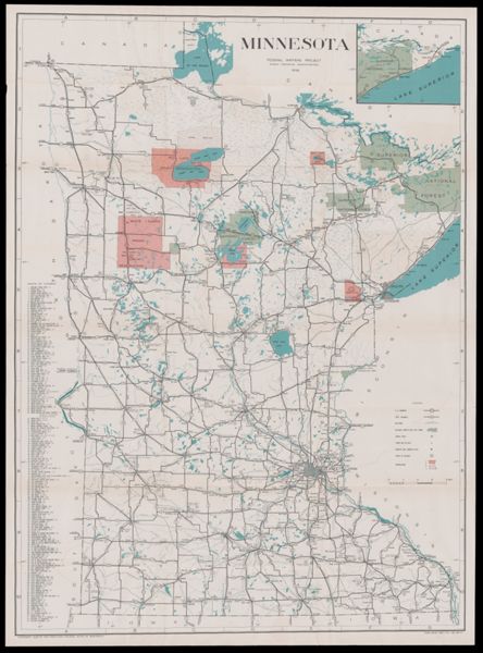Minnesota, a state guide. Compiled and written by the Federal Writers' Project of the Works Progress Administration