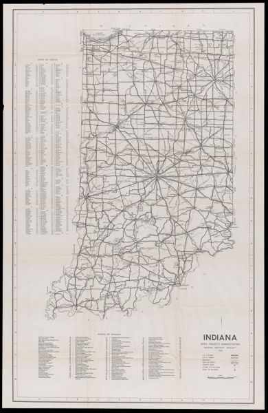 Indiana, a guide to the Hoosier state, compiled by workers of the Writers' Program of the Work Projects Administration in the state of Indiana
